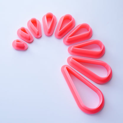 Narrow Teardrop Clay Cutter