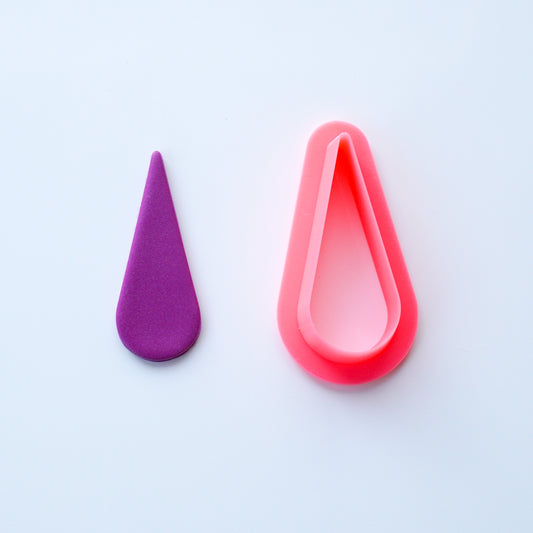 Narrow Teardrop Clay Cutter