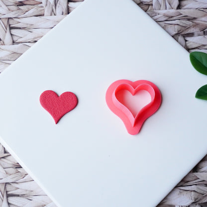 Pointed Heart Clay Cutter