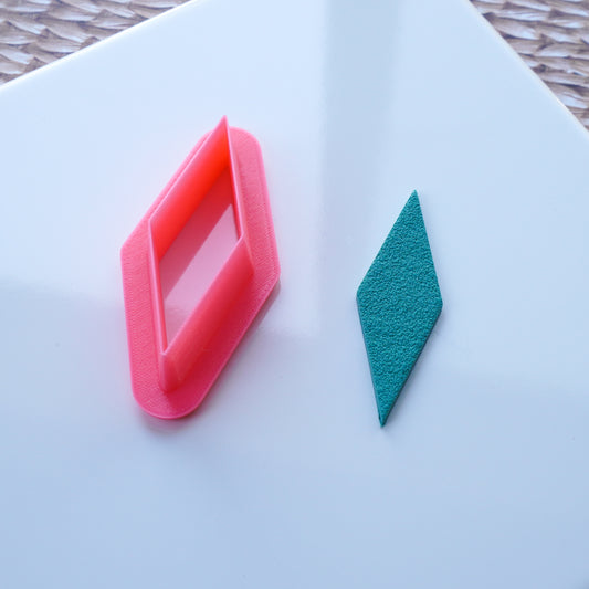 Narrow Rhombus Clay Cutter