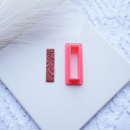 Rectangle Ratio Clay Cutter – 1:4 Geometric Shape for Modern Jewelry