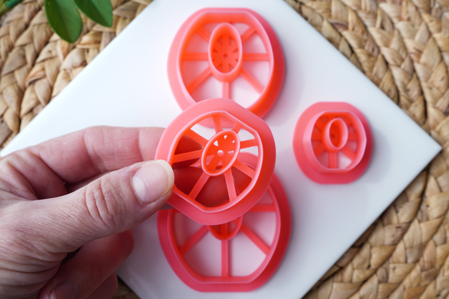 Geometric Boho Drop Clay Cutter