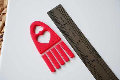 Heart Duo Dangle Clay Cutter Set