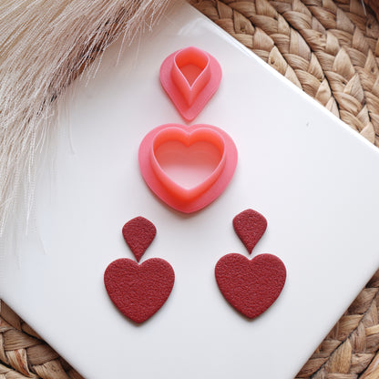 Follow Your Heart Dangle Clay Cutter Set