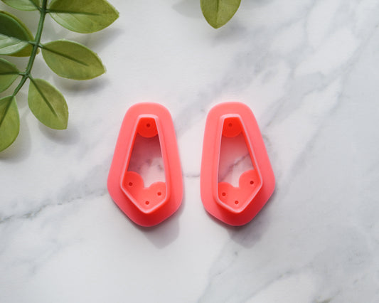 Mirrored Agate Clay Cutter Set