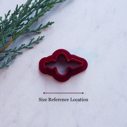 Mistletoe Magic Finial Ornament Clay Cutter