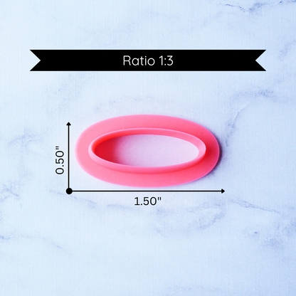 Oval Clay Cutter - 1:3 Ratio