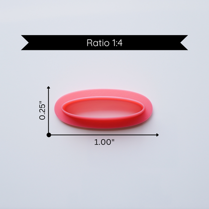 Oval Clay Cutter - 1:4 Ratio