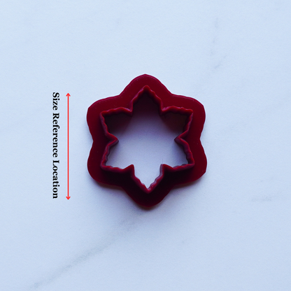 Snowflake Polymer Clay Cutter – Intricate Winter Design
