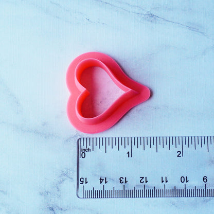 Hand Drawn Heart Clay Cutter