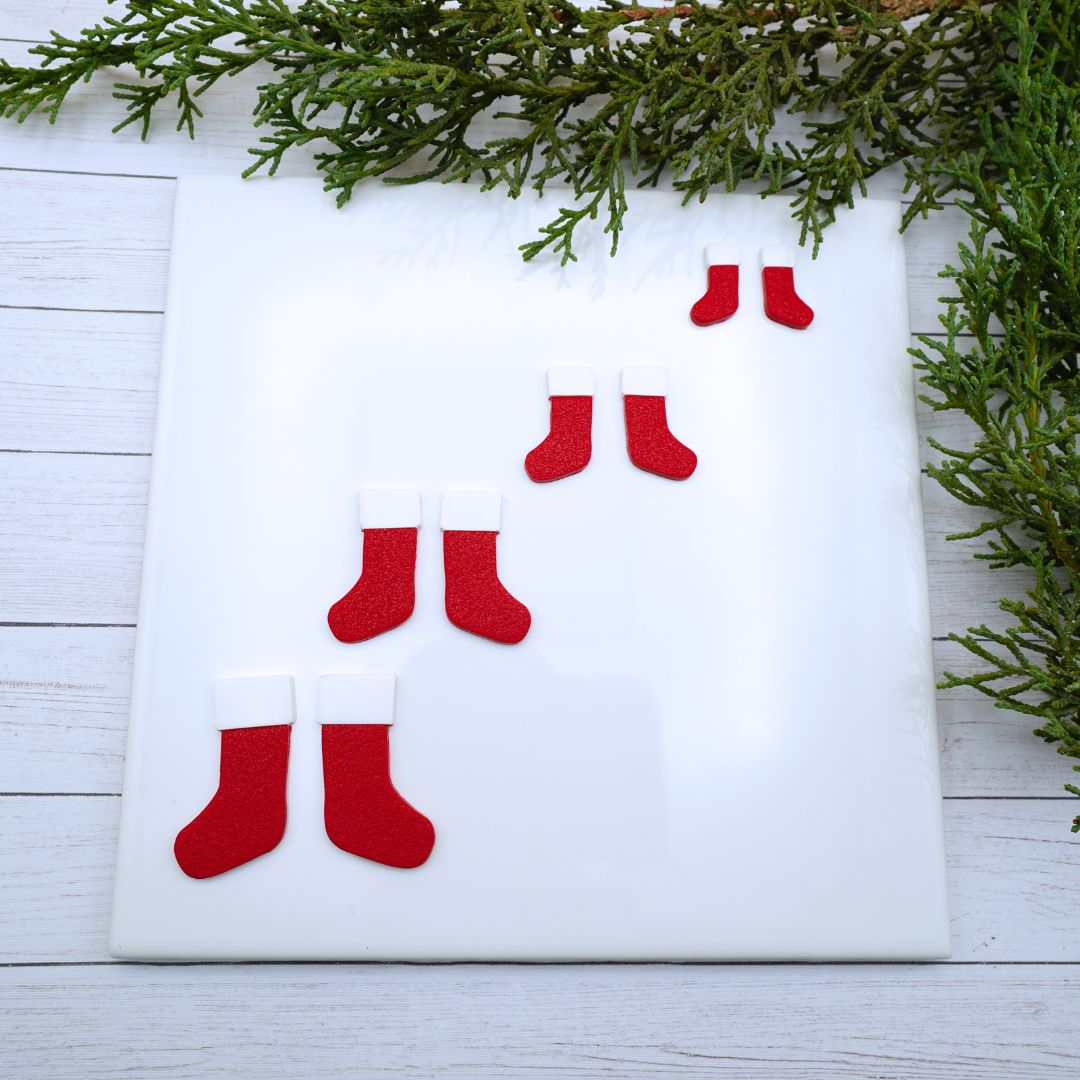 Christmas Stocking Clay Cutter Set – Mirrored Design