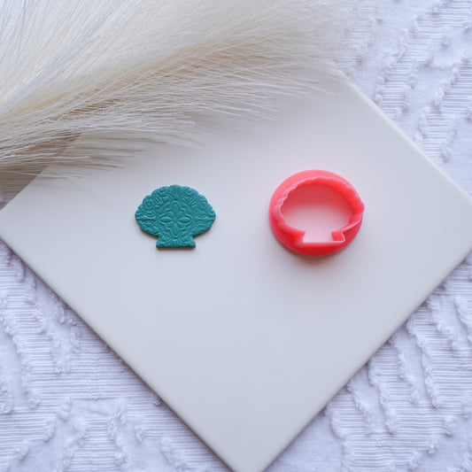 Scallop Shell Clay Cutter