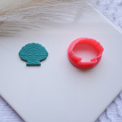 Scallop Shell Clay Cutter